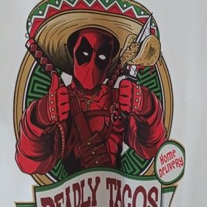 Deadpool Deadly Tacos Mens 2XL